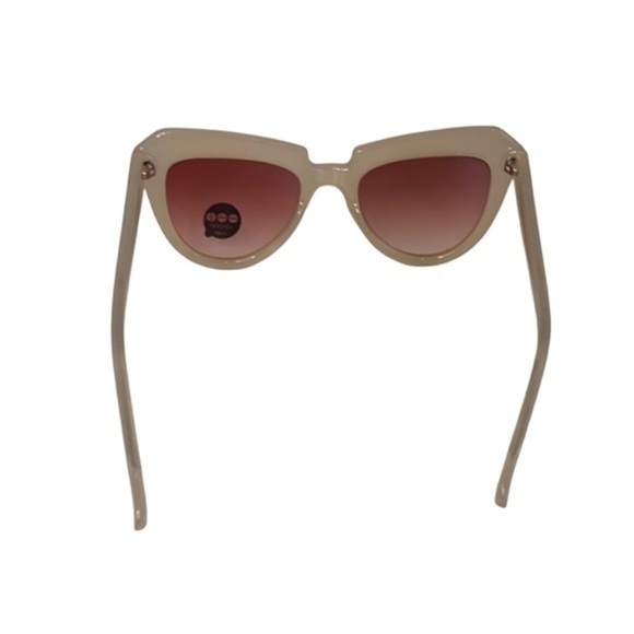 Komono Sunglasses Women’s Cat Eye Cream Blush NEW - Picture 5 of 7